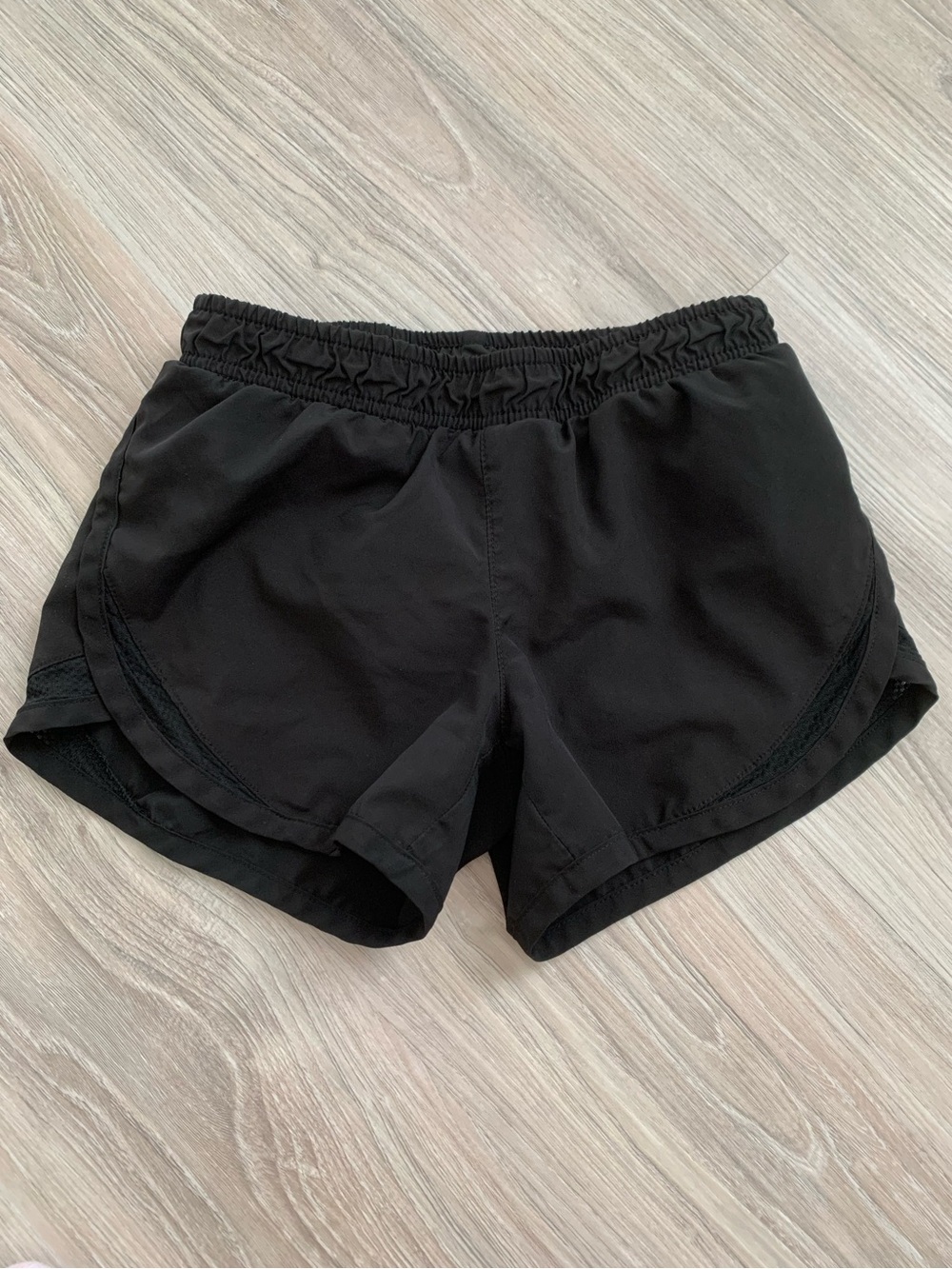 Old Navy Size 8 medium black active shorts with underwear panels go dry